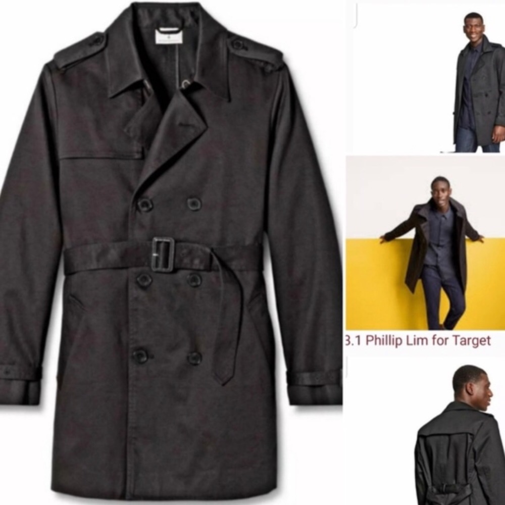 🆕😍 3.1 Phillip Lim for target black trench coat
